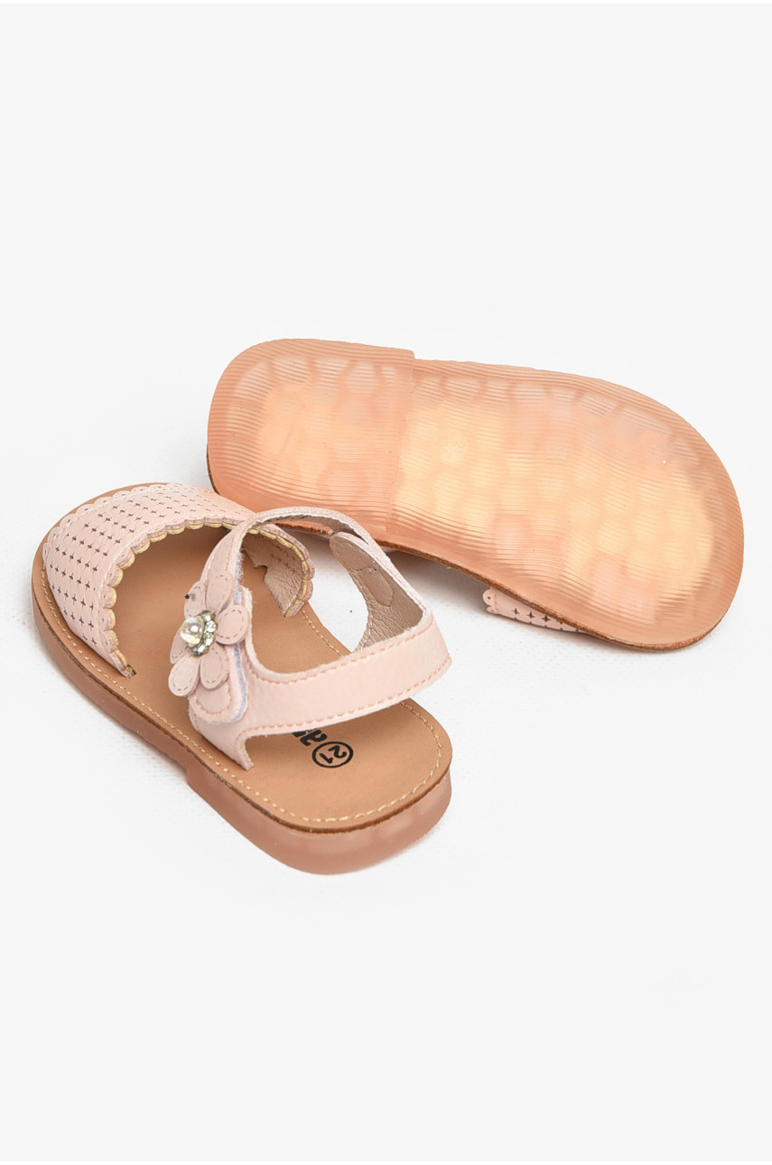 Сандали детские для девочек светло-розового цвета NX83 213204
