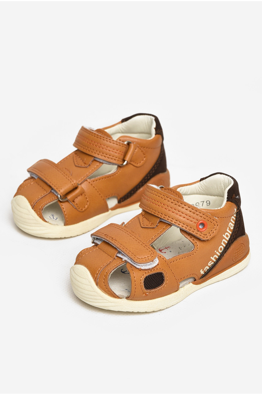 Сандали детские для мальчика светло-коричневого цвета А2979 213207