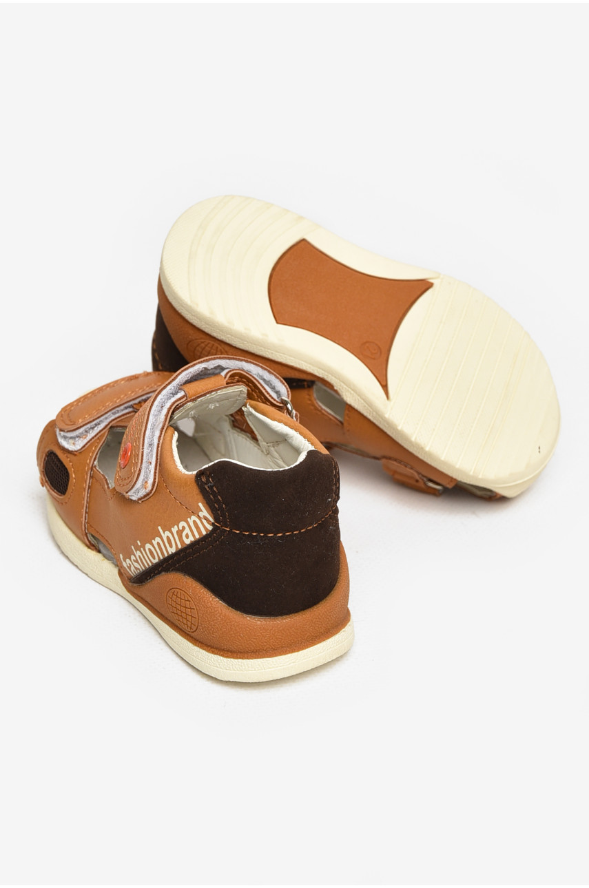Сандали детские для мальчика светло-коричневого цвета А2979 213207