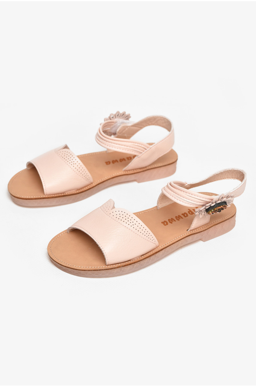 Сандали детские для девочек светло-розового цвета NX85 213220