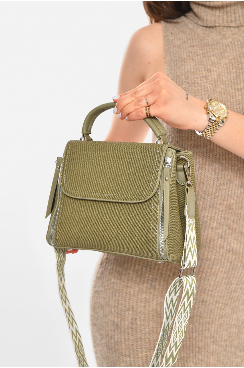 Сумка женская зеленого цвета 0930 213286