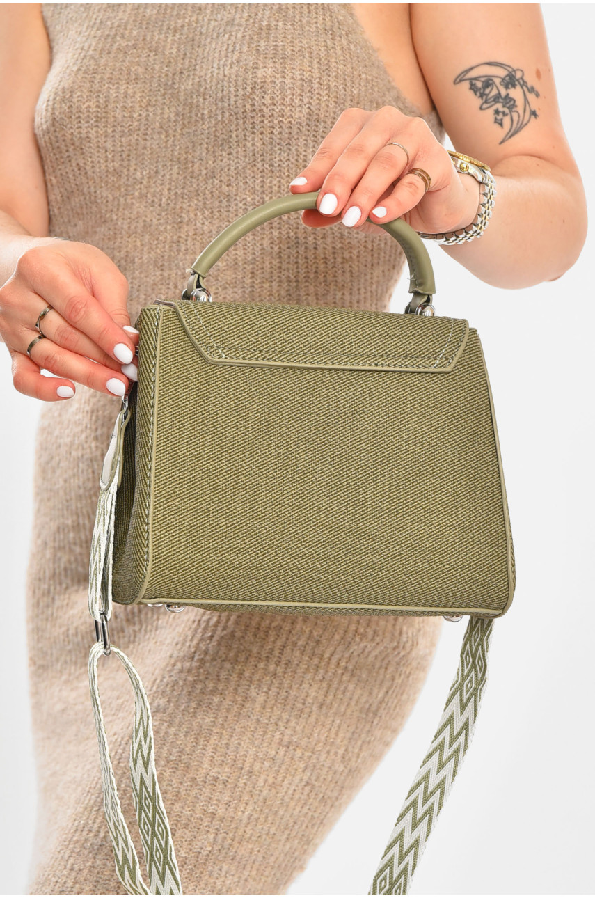 Сумка женская зеленого цвета 0930 213286