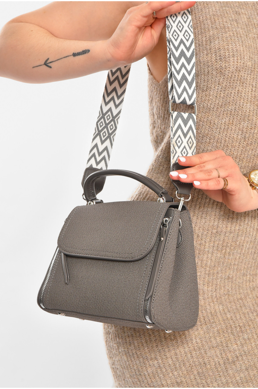 Сумка женская серого цвета 0930 213289