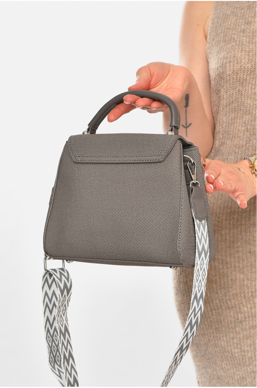 Сумка женская серого цвета 0930 213289