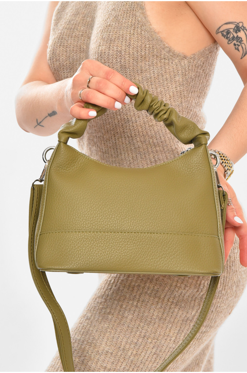Сумка женская из экокожи зеленого цвета 86607 213302