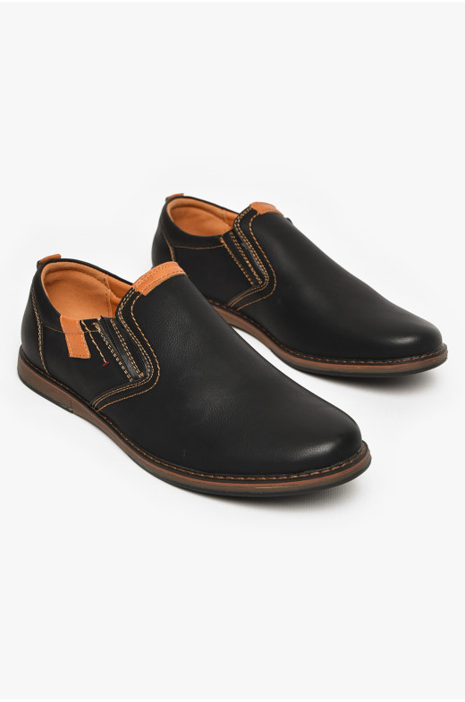 Туфли подростковые для мальчика черного цвета Уценка С-Т34-03-А 213339