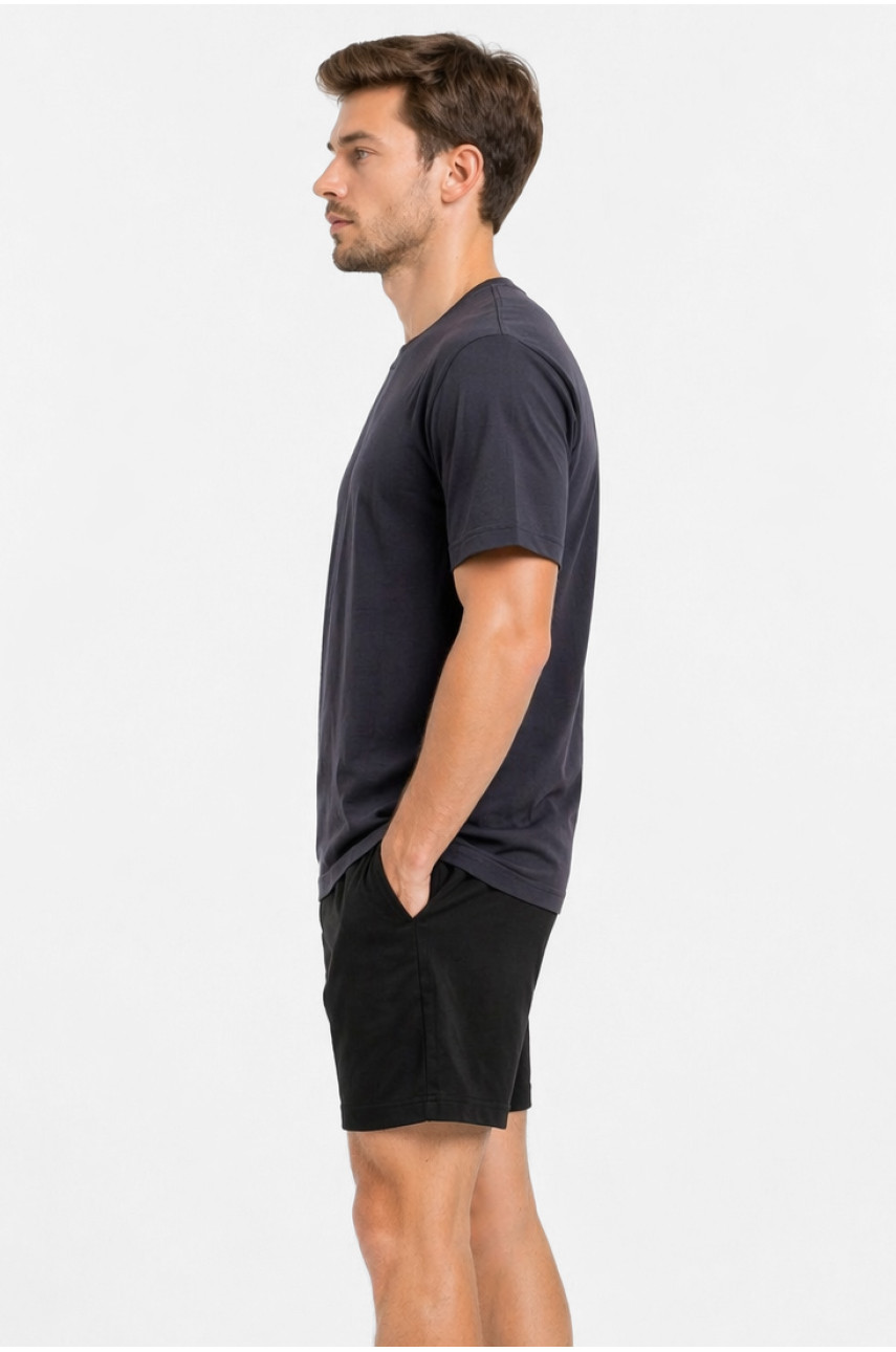 Футболка чоловіча темно-синього кольору 213340