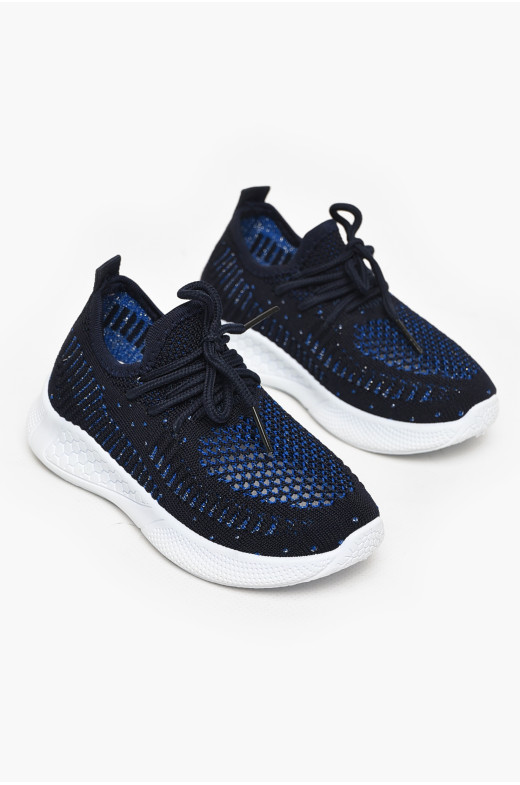 Кроссовки детские темно-синего цвета Уценка 22-200 213352