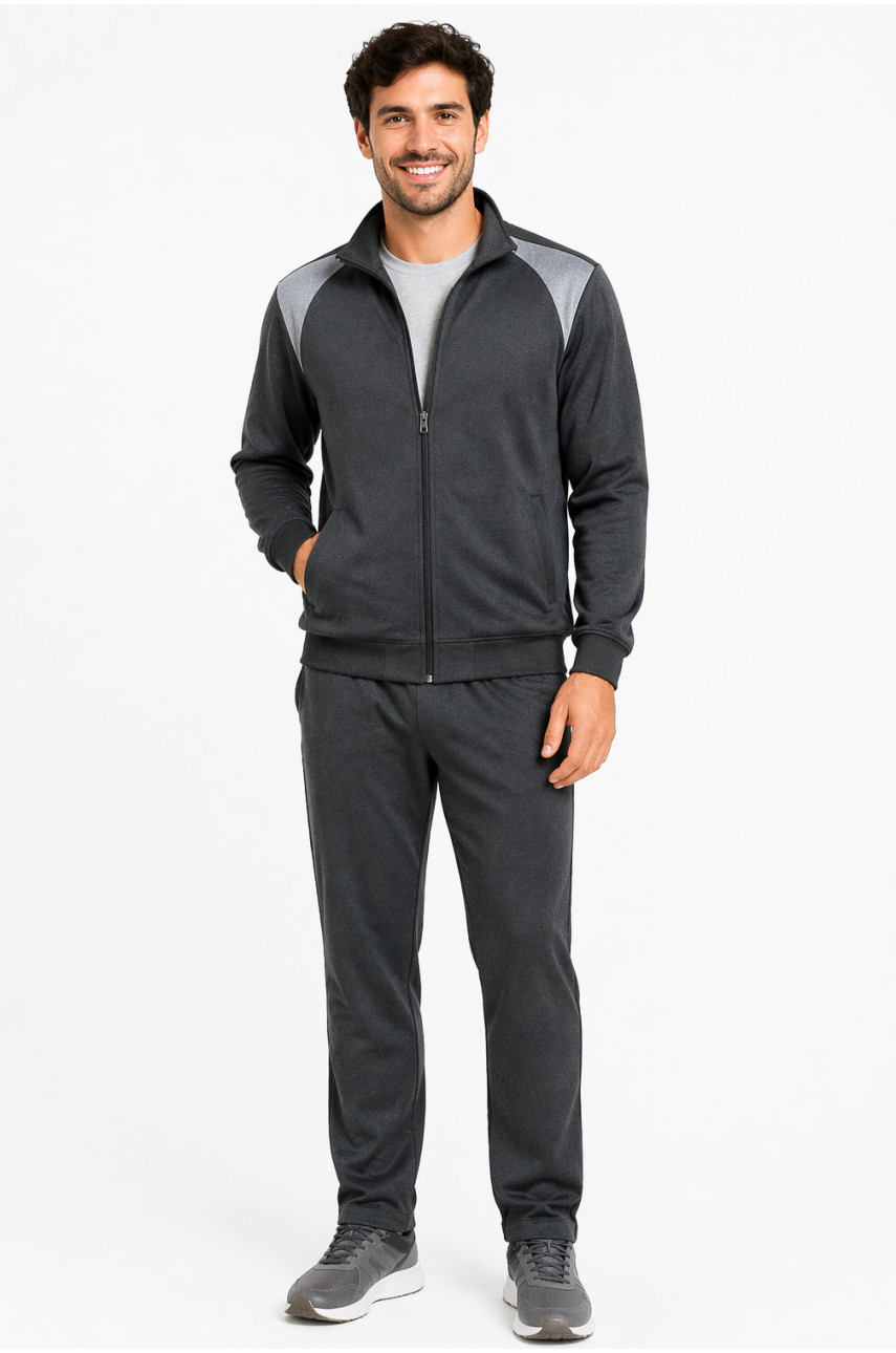 Спортивний костюм чоловічий темно-сірого кольору Y-938-H 213421
