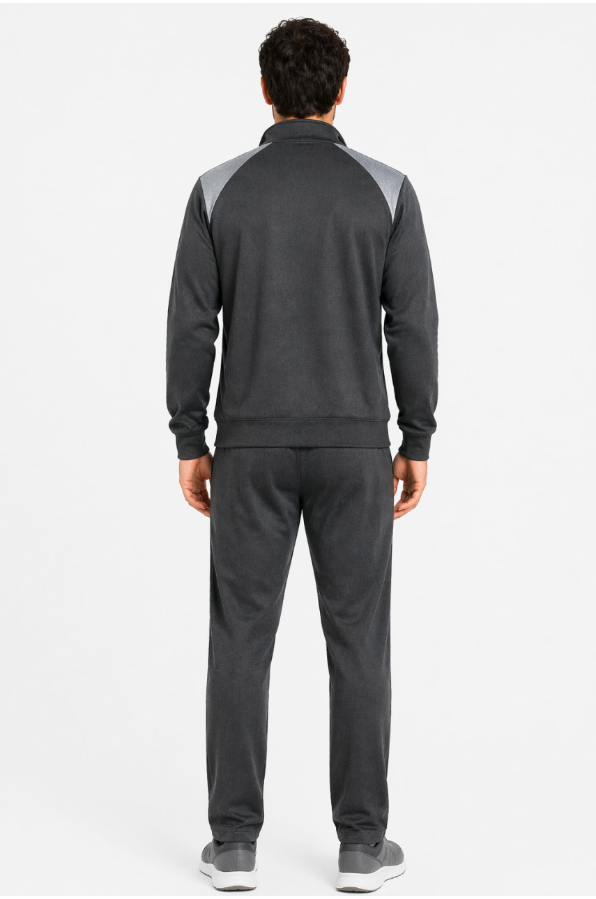 Спортивний костюм чоловічий темно-сірого кольору Y-938-H 213421