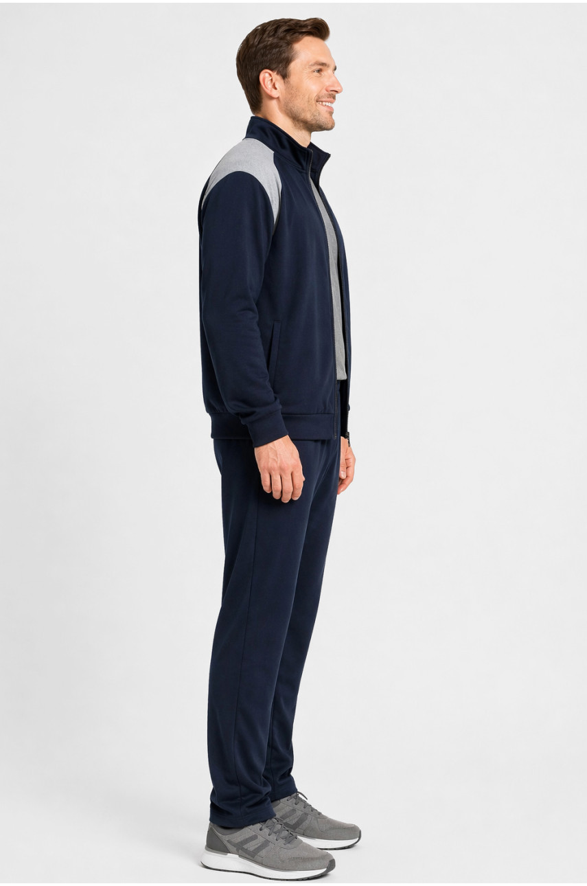 Спортивний костюм чоловічий темно-синього кольору Y-938-H 213422