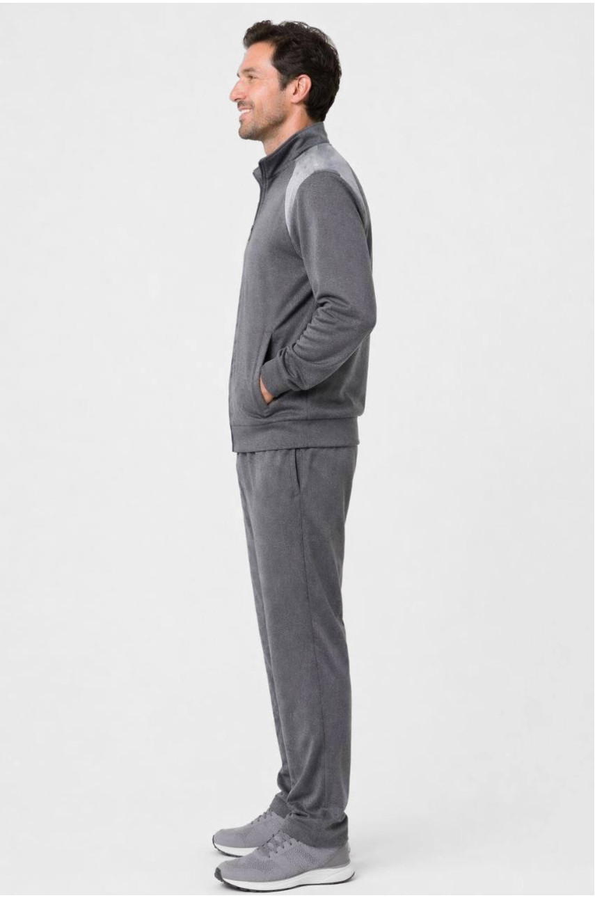 Спортивный костюм мужской серого цвета Y-938-H 213423