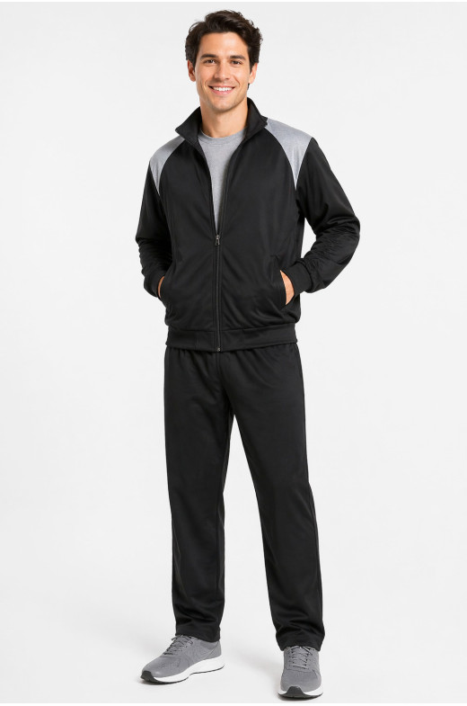 Спортивный костюм мужской черного цвета Y-938-H 213424