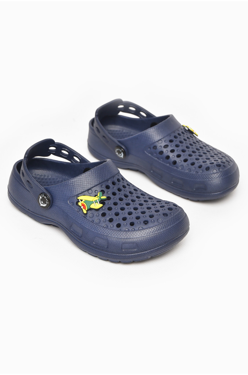 Кроксы детские синего цвета 213529