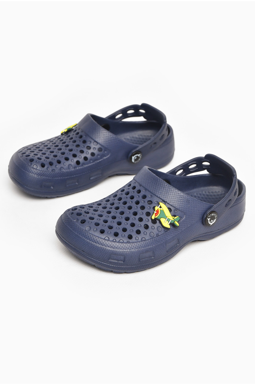 Кроксы детские синего цвета 213529