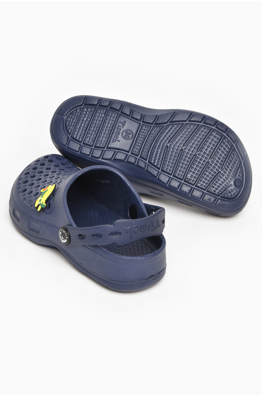 Кроксы детские синего цвета 213529