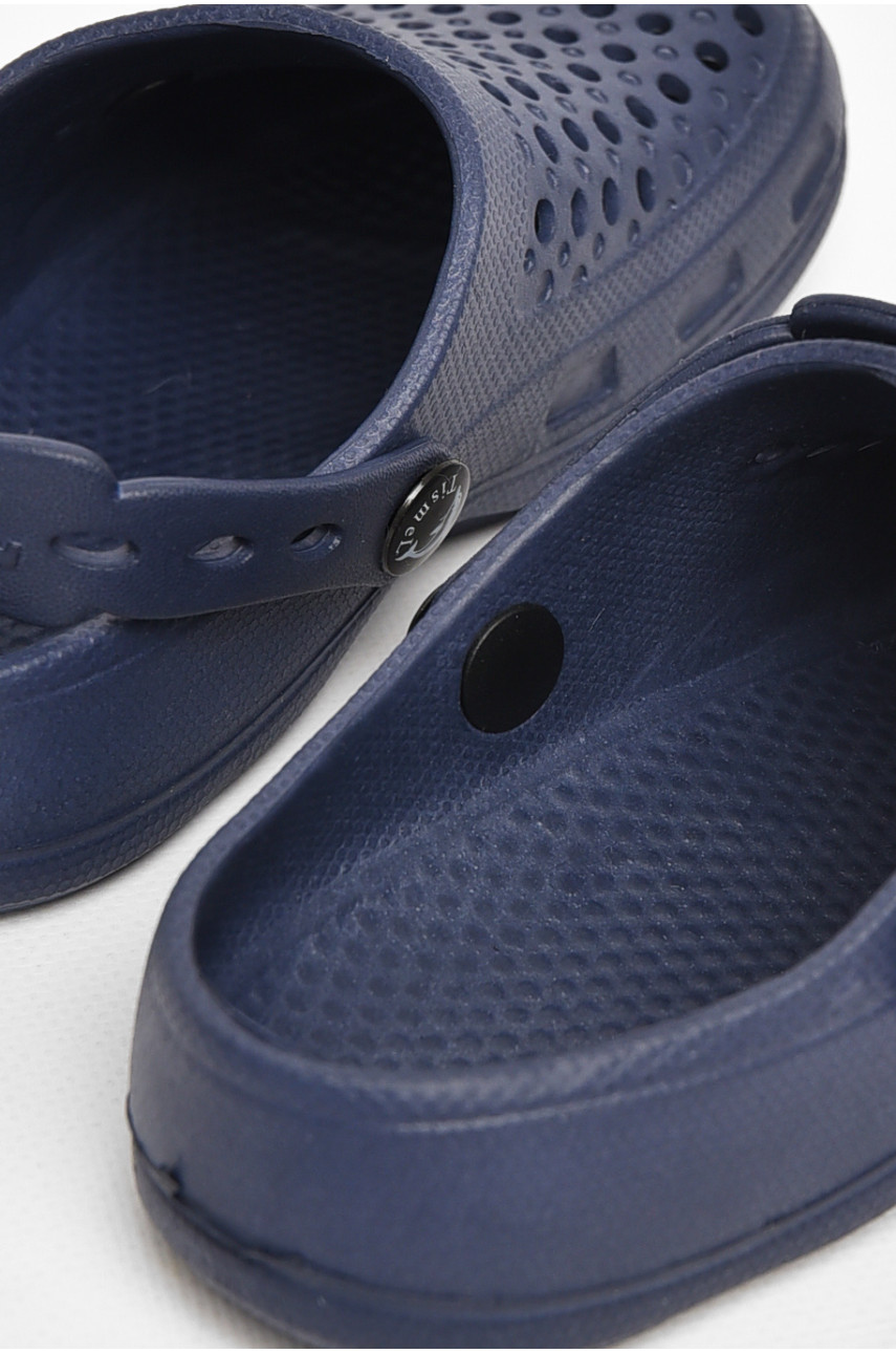 Кроксы детские синего цвета 213529