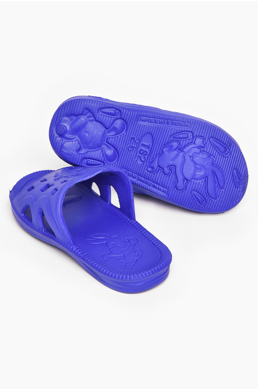 Шлепки детские для мальчика пена темно-синего цвета 502 213531