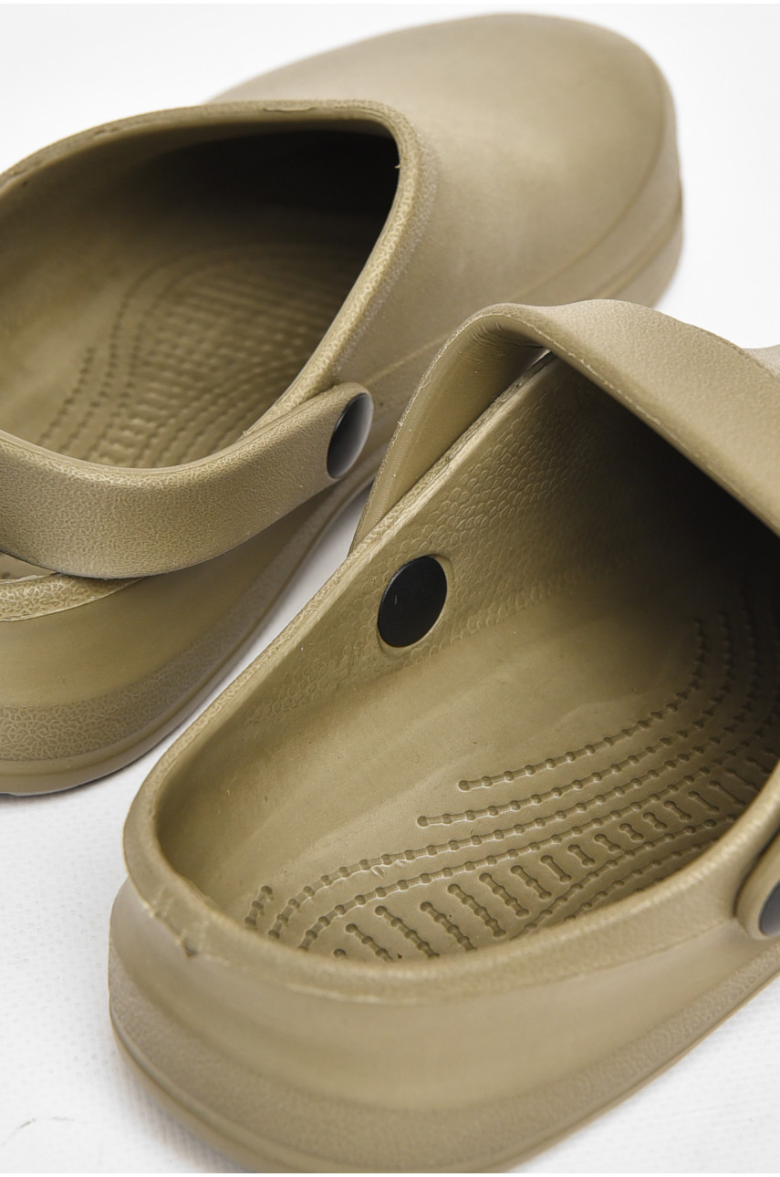 Кроксы женские бежевого цвета 6/1 213623