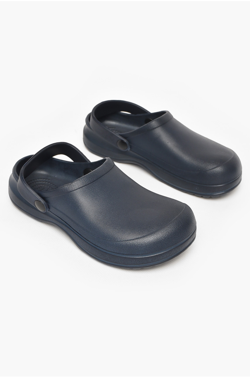 Кроксы женские синего цвета 6/1 213624