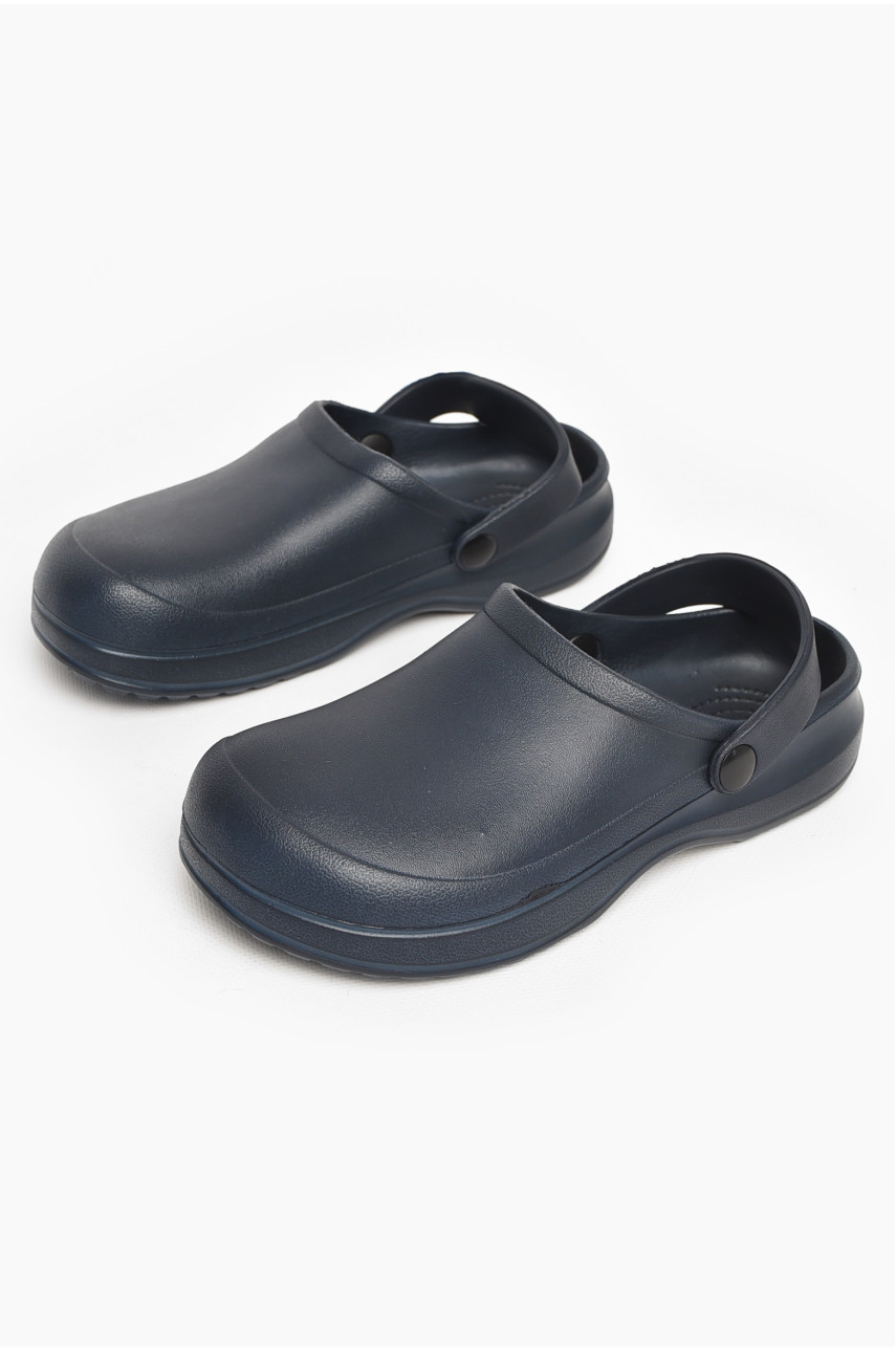 Кроксы женские синего цвета 6/1 213624