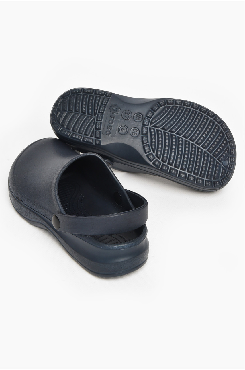 Кроксы женские синего цвета 6/1 213624