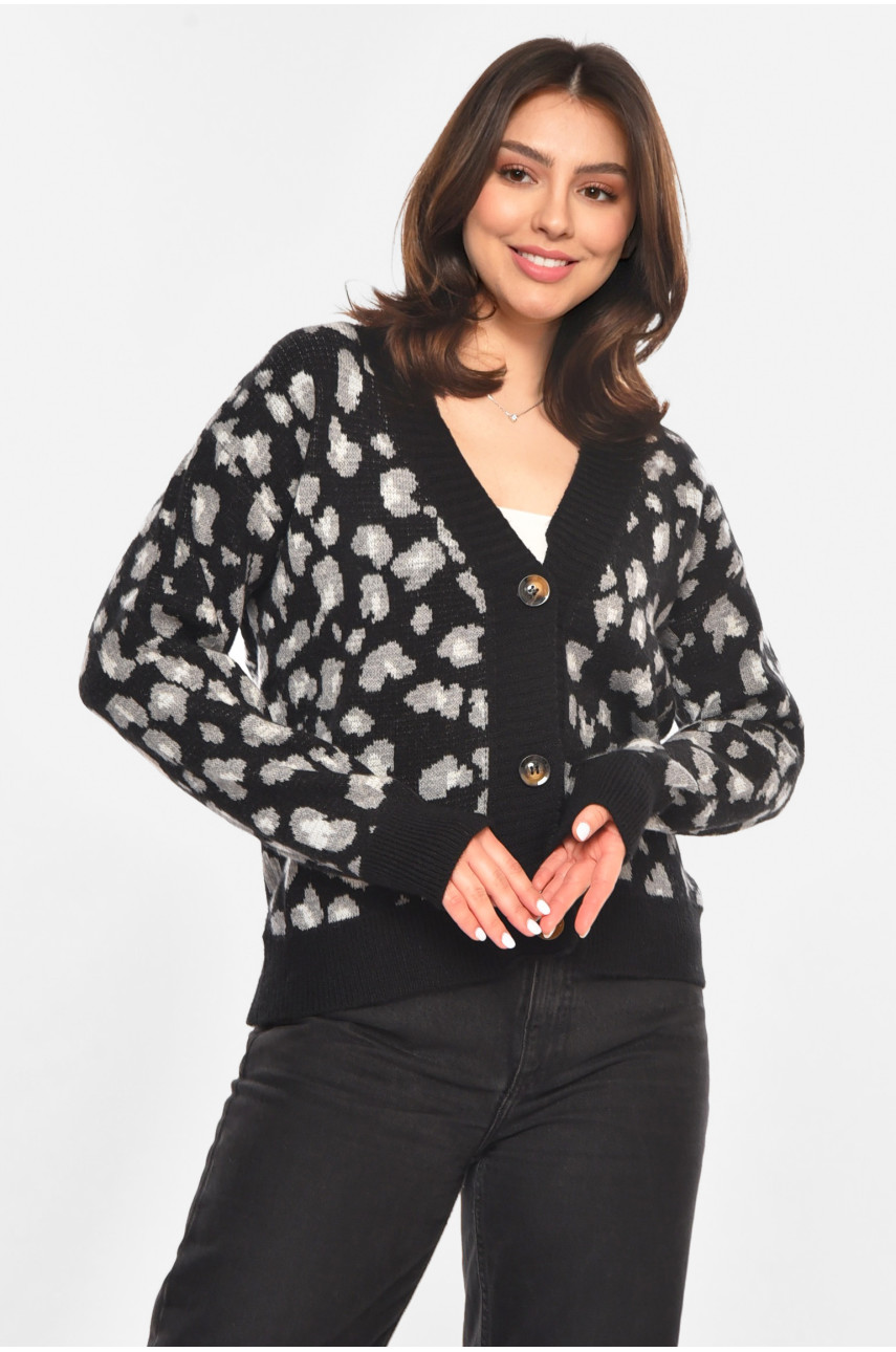 Кофта жіноча чорного кольору 213664