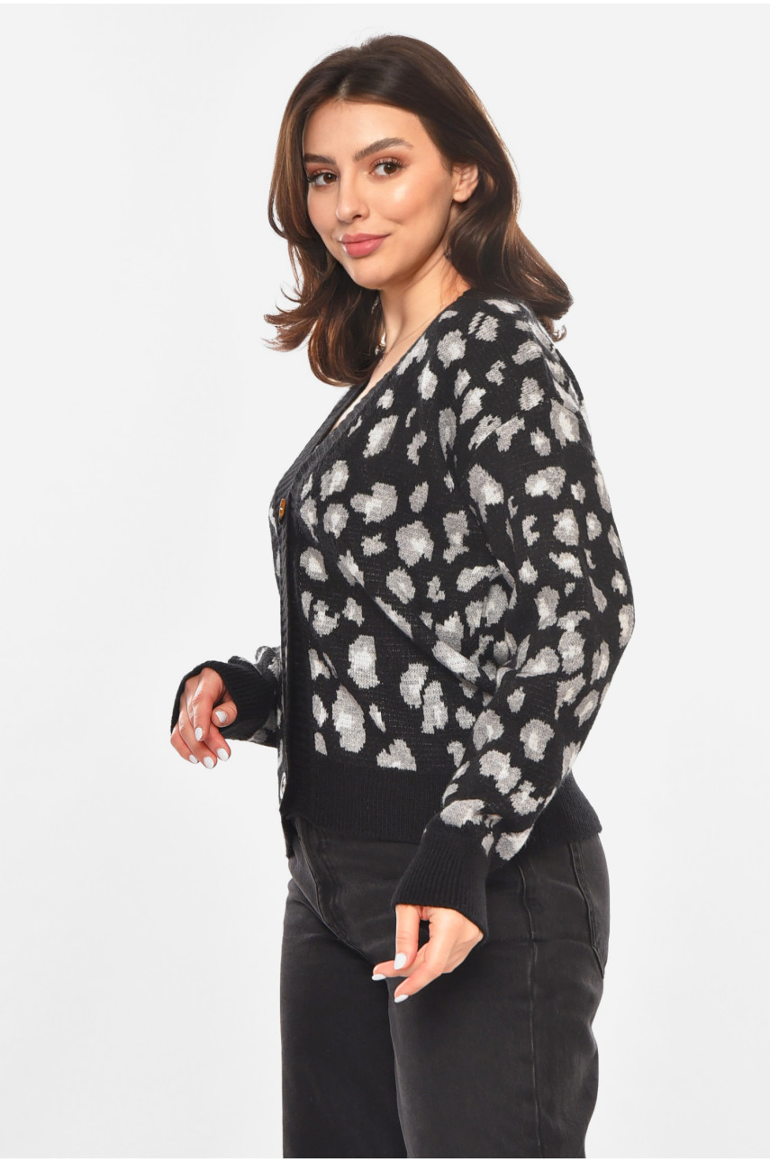 Кофта жіноча чорного кольору 213664