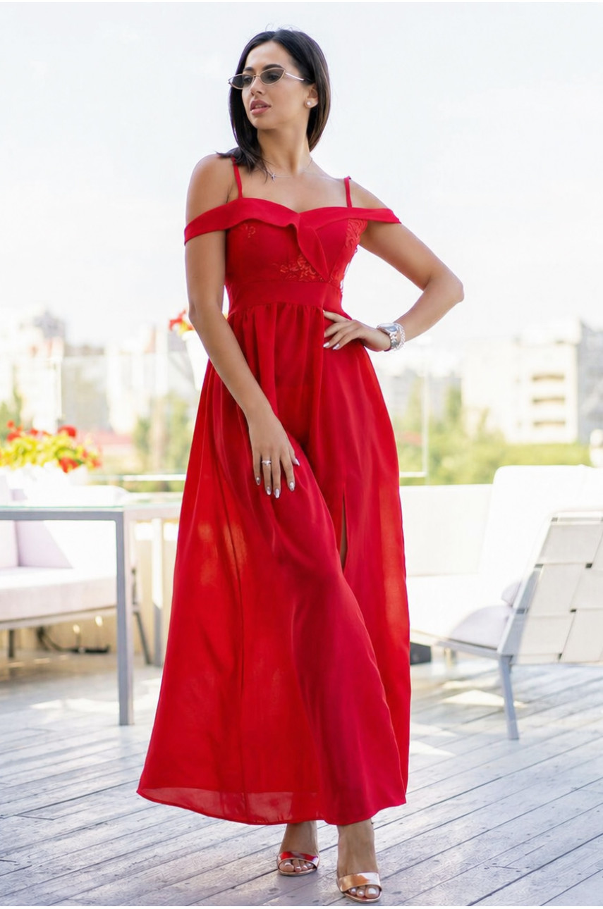 Платье женске красного цвета 5330 213712