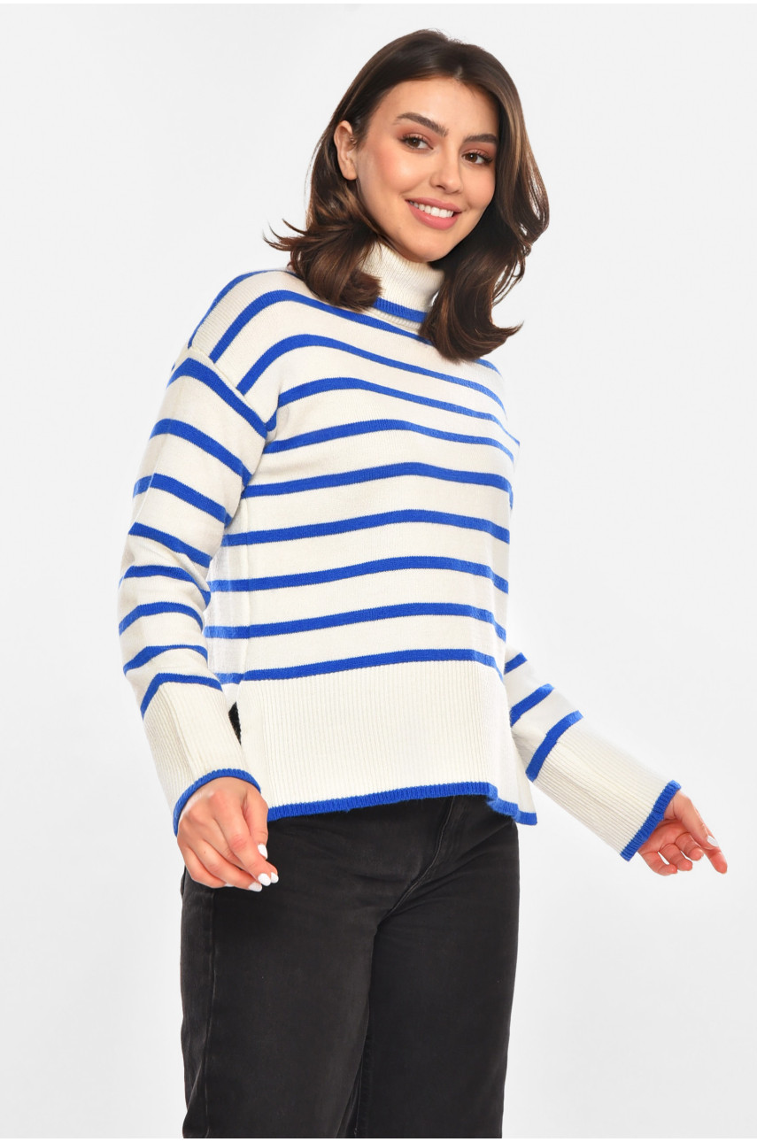 Кофта жіноча білого кольору з принтом 213806