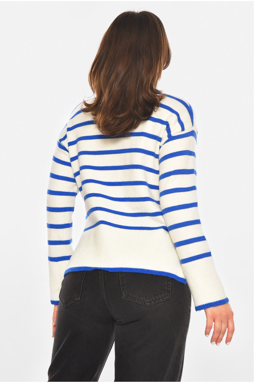 Кофта жіноча білого кольору з принтом 213806