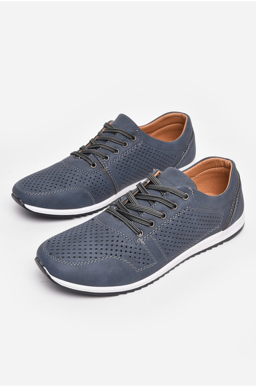 Кроссовки мужские синего цвета 8206-3 214020
