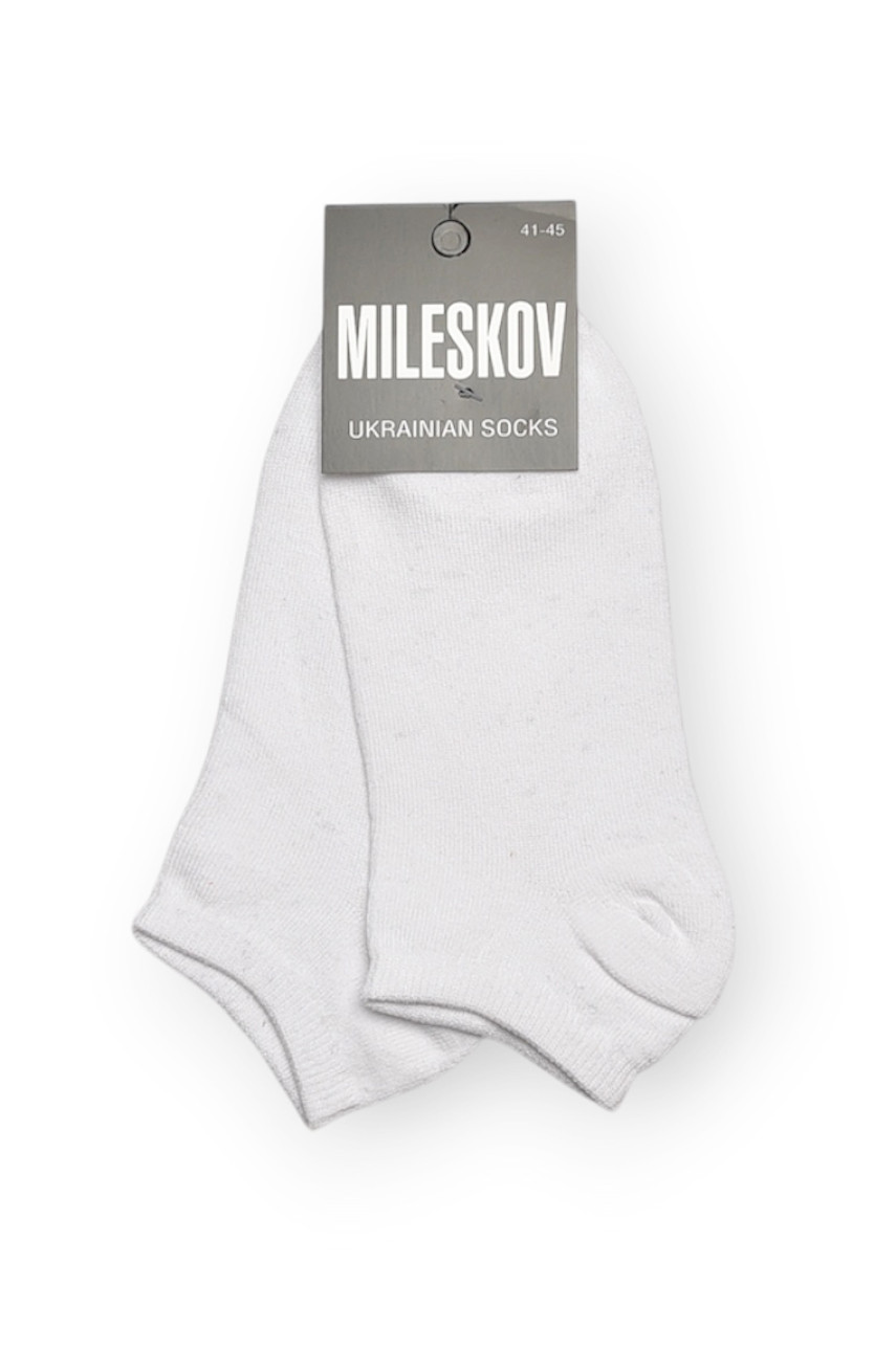 Носки мужские спортивные демисезонные белого цвета S101 215300