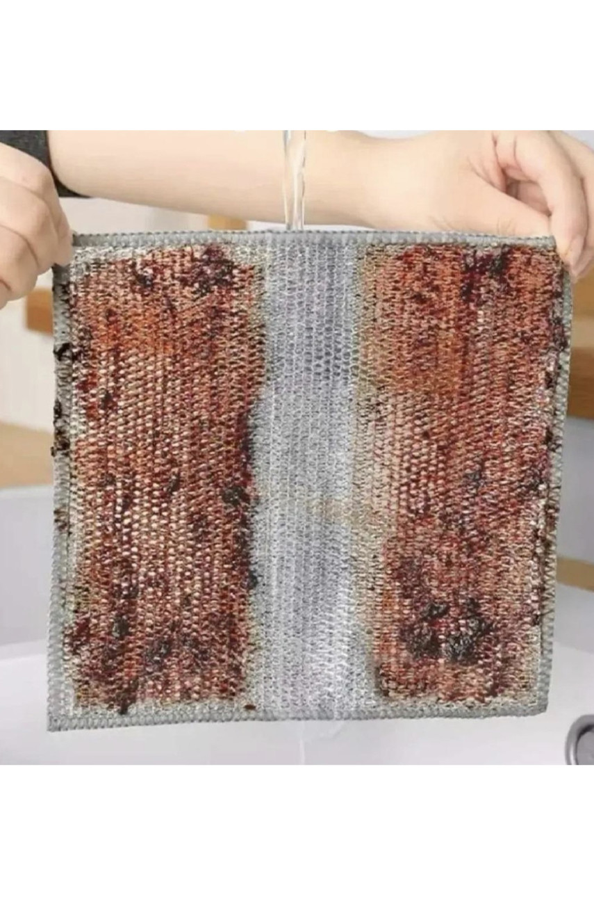 Набор многоразовых салфеток металлических для кухни 20 х 20 (5 шт) 215748