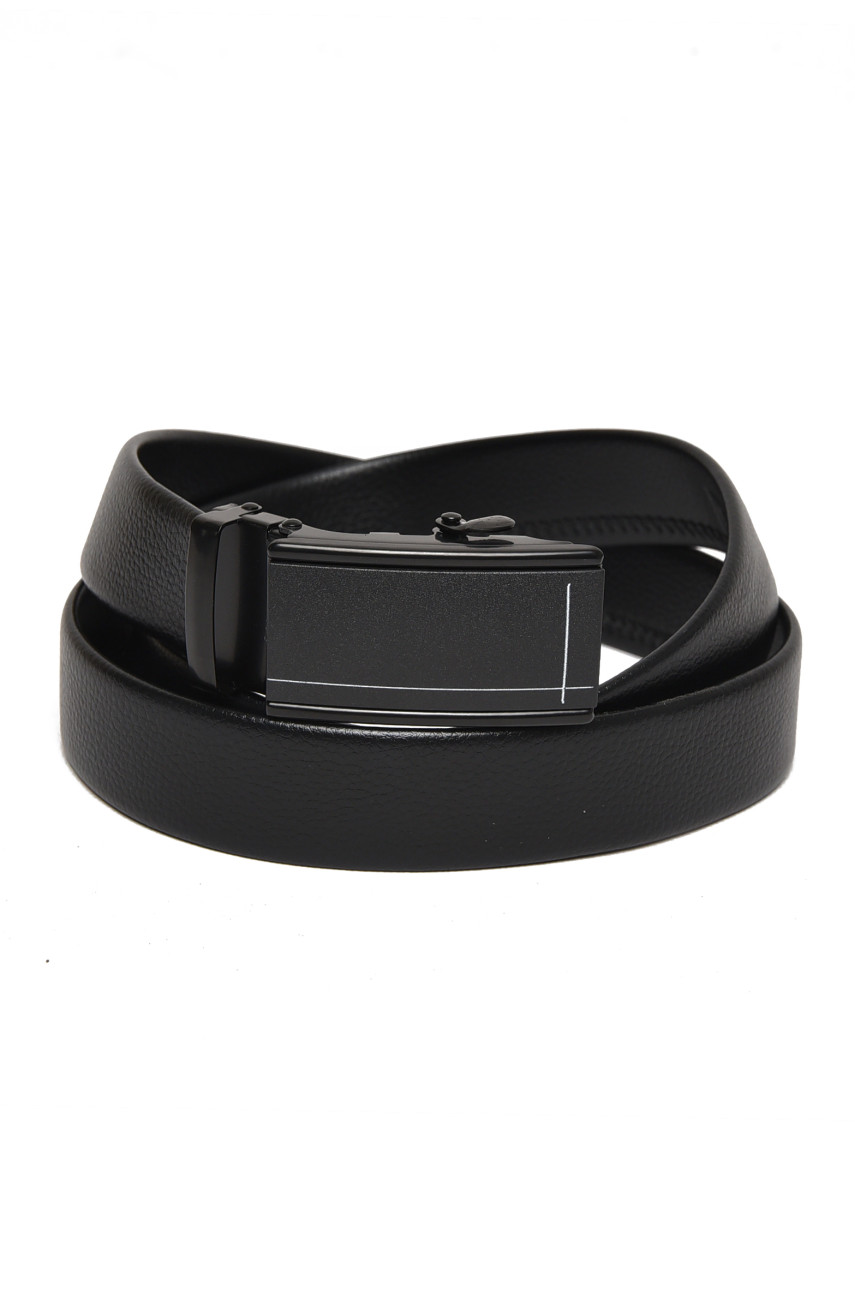 Ремінь чоловічий чорного кольору розмір 117*3 см 216735