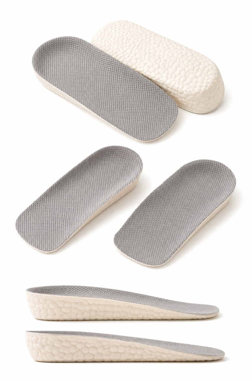 Ортопедичні устілки під п'яту 1,5см. Height Insoles сірого кольору 218146