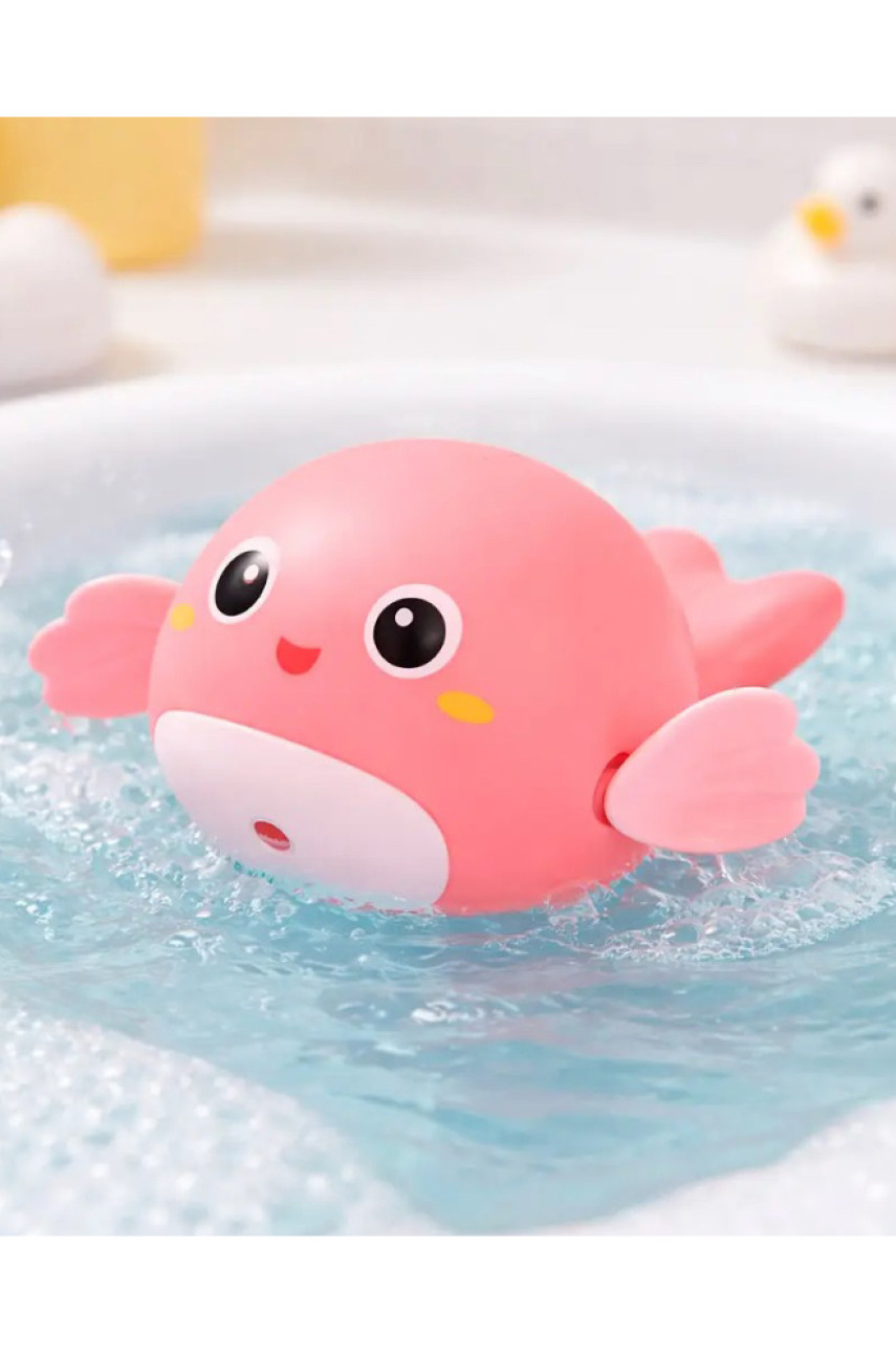 Водоплавна іграшка для ванної Bath Toys Кит рожевого кольору 218300