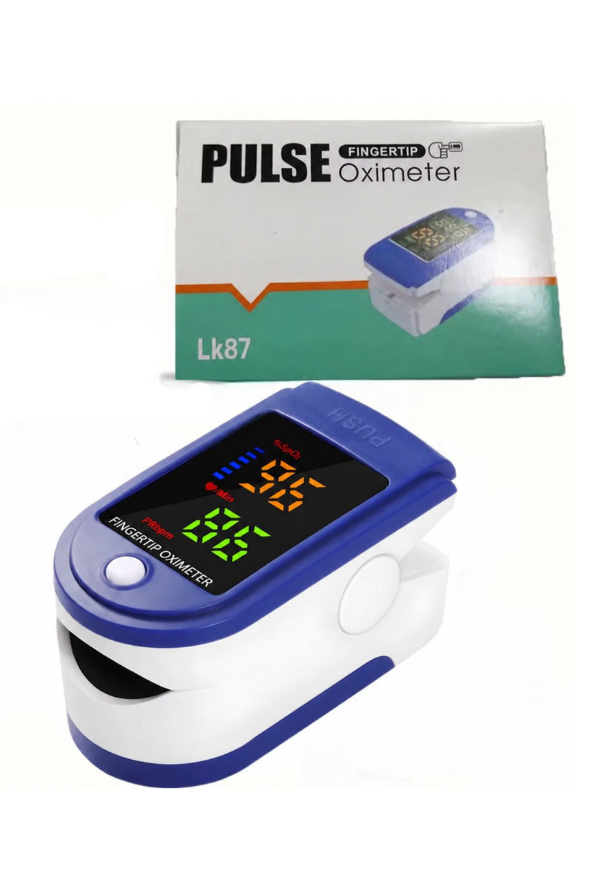 Пульсоксиметр Pulse Oximeter LK87 на палец 218497 Пульсоксиметр Pulse Oximeter LK87 на палец 218497