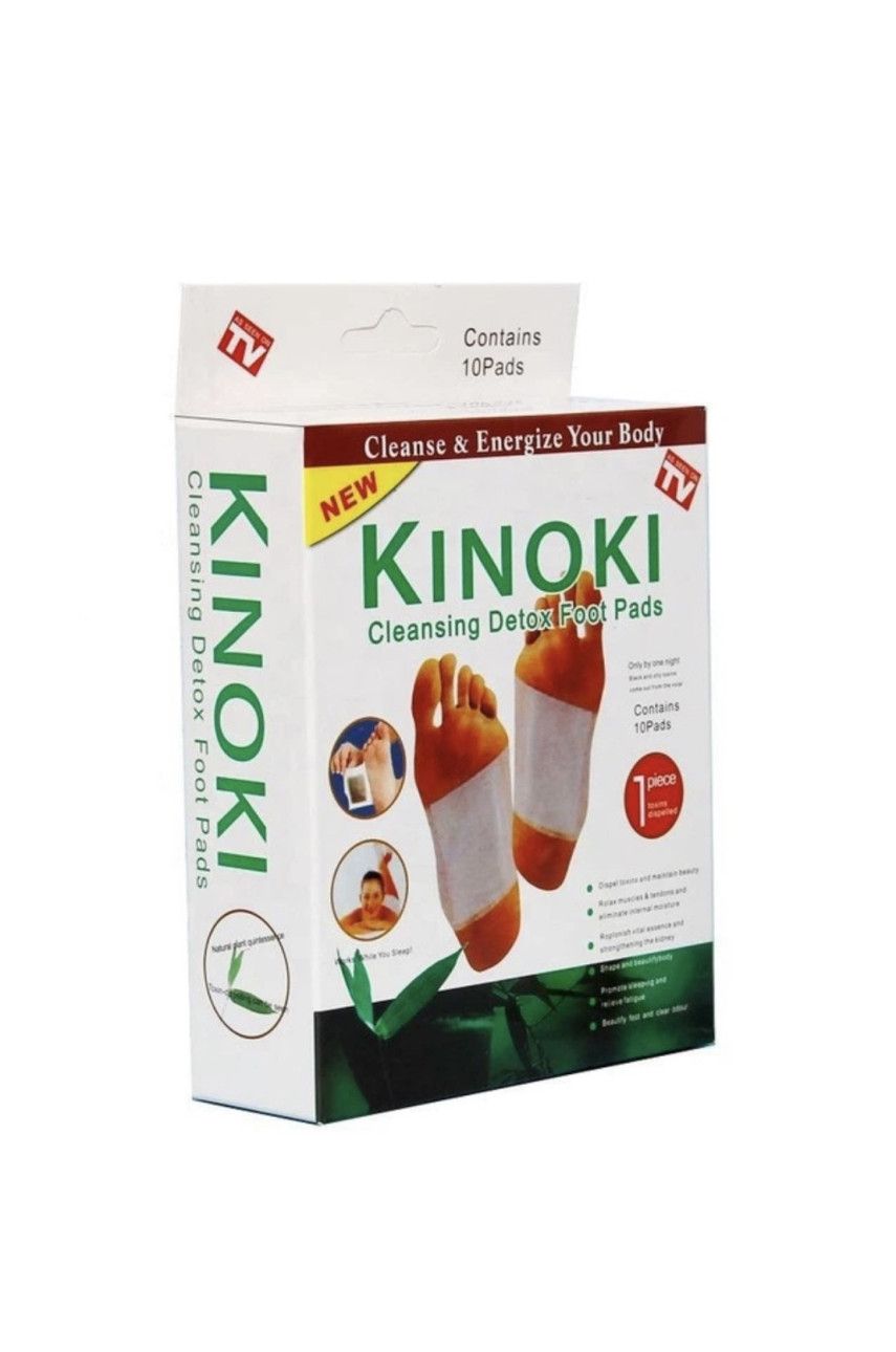 Пластырь для стопы для выведения токсинов через кожу Kiyome Kinoki Cleansing Detox Foot Pads 10шт 218554