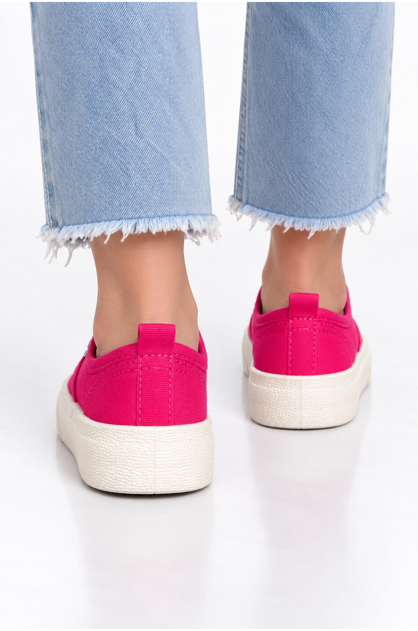 Кеди дитячі рожевого кольору текстиль F20-1 218902